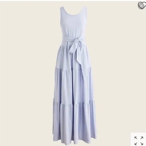 J. Crew Dresses & Skirts - J.Crew Broken-In Tiered Cotton Maxi Dress in Periwinkle